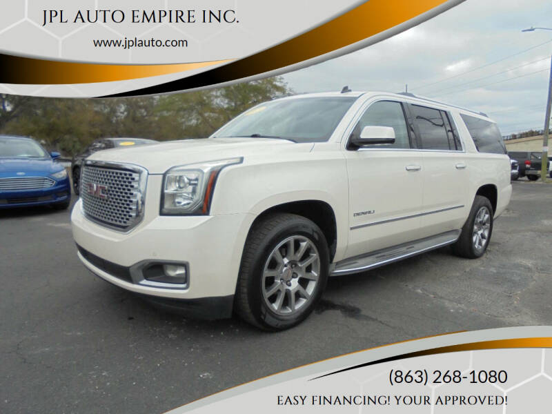 2015 GMC Yukon XL for sale at JPL AUTO EMPIRE INC. in Lake Alfred FL