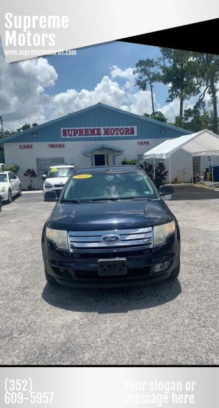 2010 Ford Edge for sale at Supreme Motors in Tavares FL