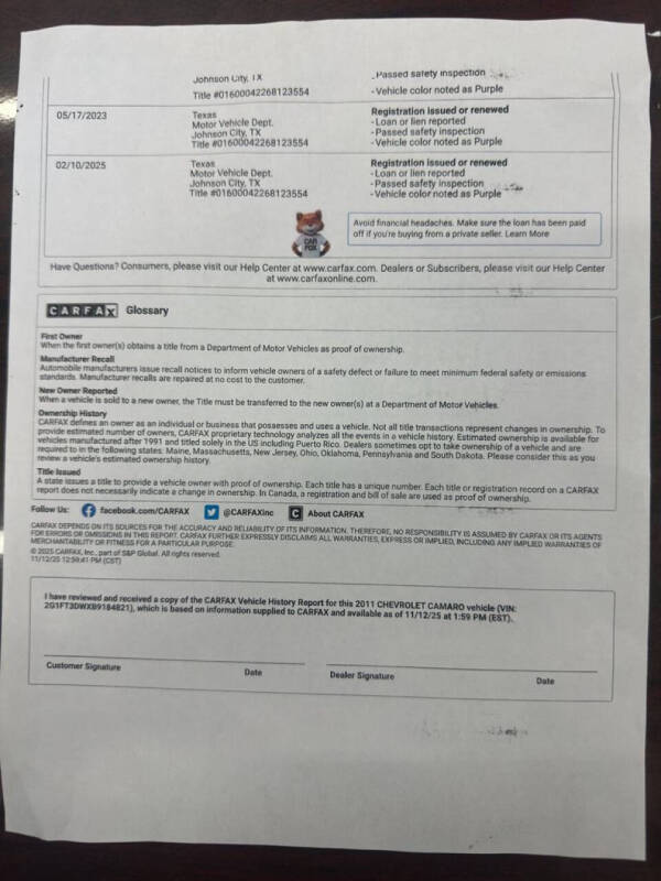 2011 Chevrolet Camaro SS