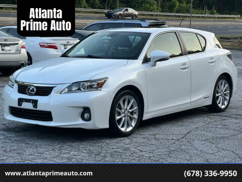 2012 Lexus CT 200h for sale at Atlanta Prime Auto in Lilburn GA