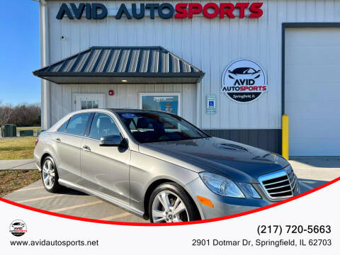 2013 Mercedes-Benz E-Class for sale at AVID AUTOSPORTS in Springfield IL