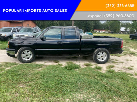 2003 Chevrolet Silverado 1500 for sale at Popular Imports Auto Sales - Popular Imports-InterLachen in Interlachehen FL