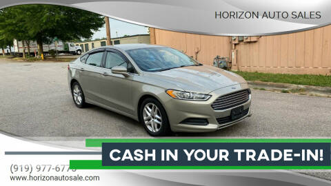 2015 Ford Fusion for sale at Horizon Auto Sales in Raleigh NC