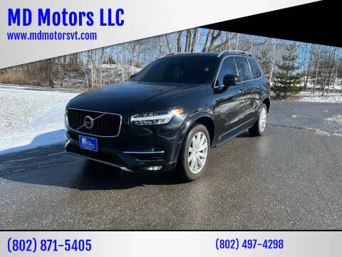 2016 Volvo XC90 for sale at MD Motors LLC in Williston VT