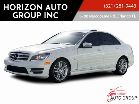 2012 Mercedes-Benz C-Class for sale at HORIZON AUTO GROUP INC in Orlando FL