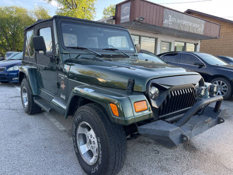 1998 Jeep Wrangler for sale at STL Automotive Group in O'Fallon MO