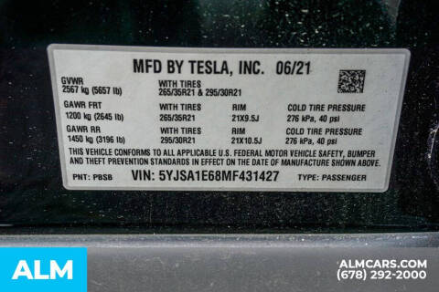2021 Tesla Model S Plaid