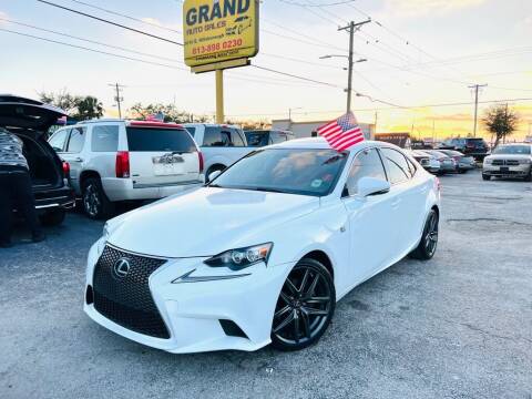 2015 Lexus IS 250 for sale at Grand Auto Sales in Tampa FL