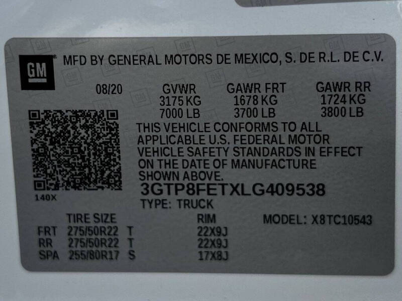 2020 GMC Sierra 1500