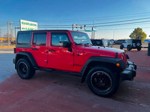 2013 Jeep Wrangler Unlimited for sale at T & C Auto Sales in Mountain Home AR