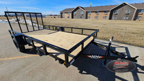 2026 H&H Trailers 82x14 Rail Side