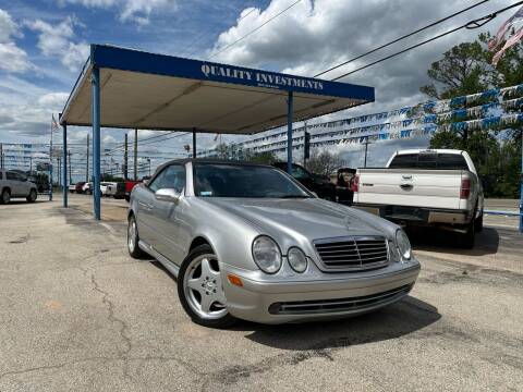 2000 Mercedes-Benz CLK for sale at Quality Investments in Tyler TX