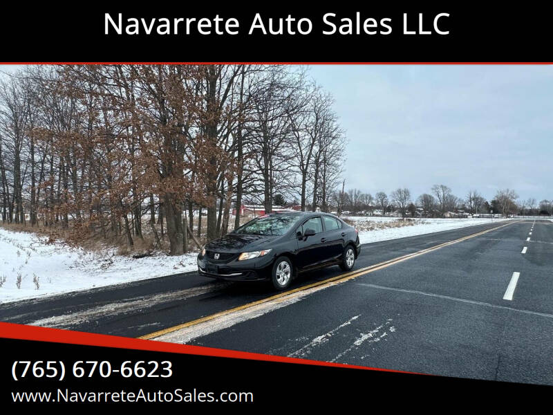 2013 Honda Civic for sale at Navarrete Auto Sales LLC in Frankfort IN