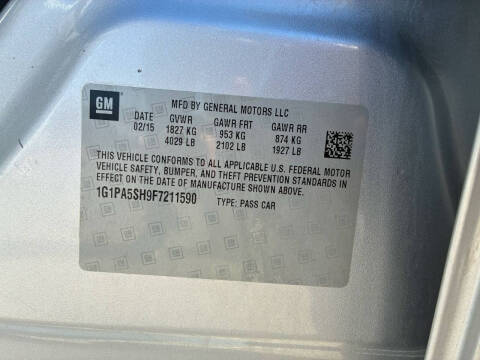 2015 Chevrolet Cruze LS Auto