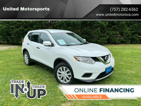 2016 Nissan Rogue for sale at United Motorsports in Virginia Beach VA