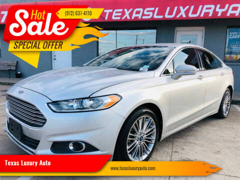 2013 Ford Fusion for sale at Texas Luxury Auto in Cedar Hill TX
