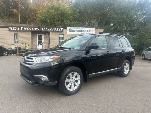 2012 Toyota Highlander for sale at Ultra 1 Motors in Pittsburgh PA