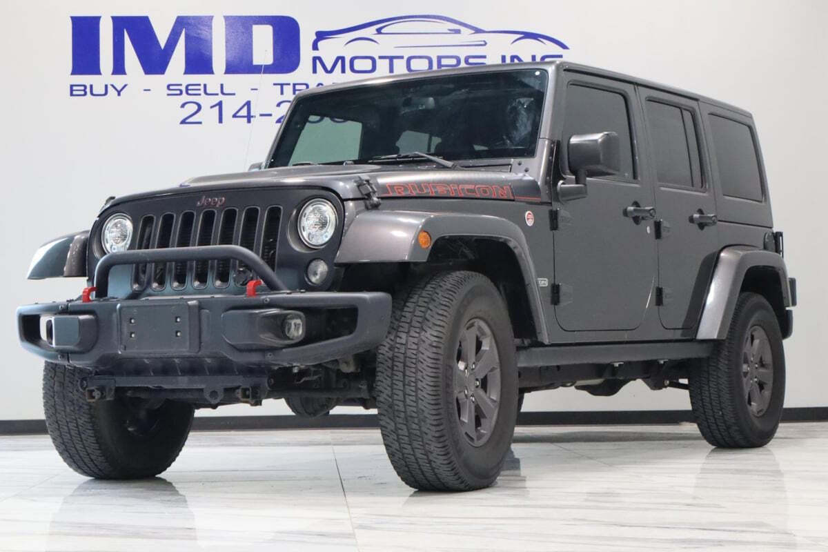 2017 Jeep Wrangler Unlimited for sale at IMD MOTORS, INC in Dallas, TX