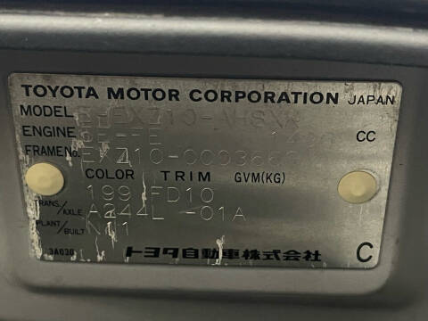 1997 Toyota RAUM COROLLA