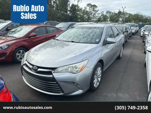 2016 Toyota Camry for sale at Rubio Auto Sales in Homestead FL