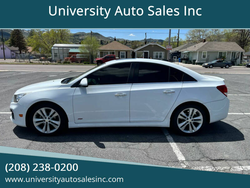 2015 Chevrolet Cruze for sale at University Auto Sales Inc in Pocatello ID