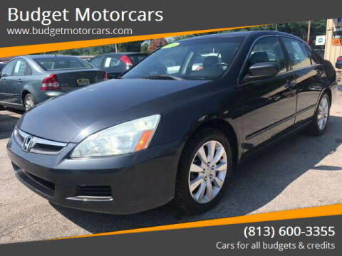 2006 Honda Accord for sale at Budget Motorcars in Tampa FL