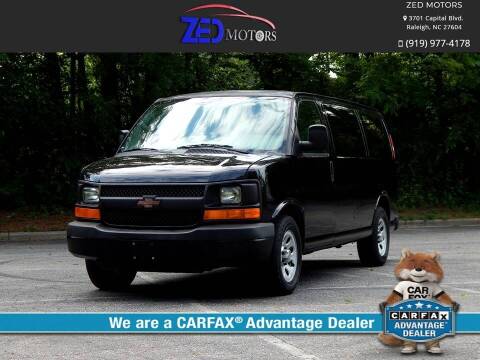 2012 Chevrolet Express for sale at Zed Motors in Raleigh NC