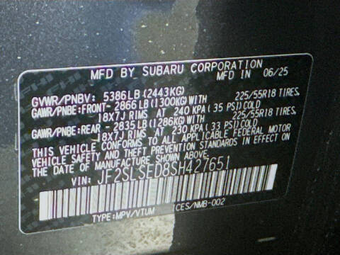 2025 Subaru Forester Premium Hybrid