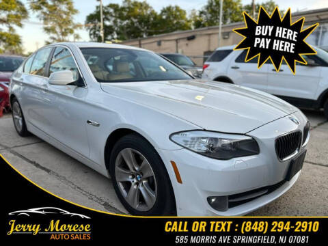 2013 BMW 5 Series for sale at Jerry Morese Auto Sales LLC in Springfield NJ