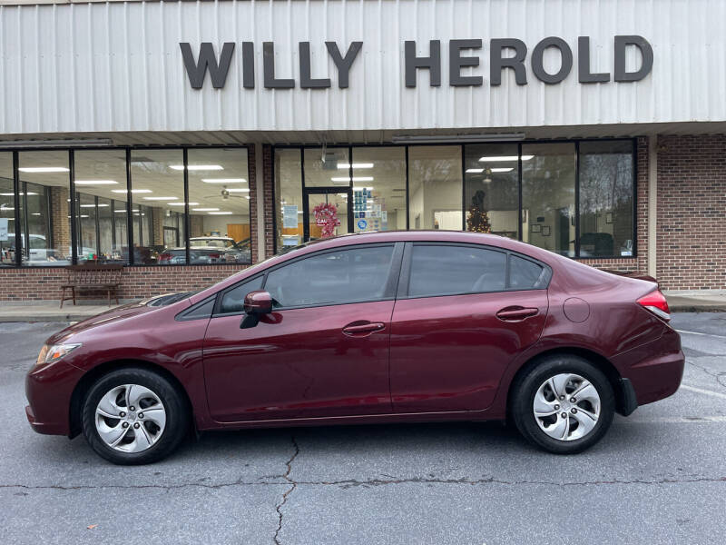 2015 Honda Civic for sale at Willy Herold Automotive in Columbus GA