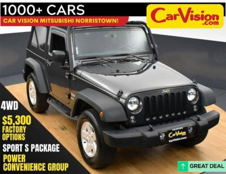 2017 Jeep Wrangler for sale at Car Vision Buying Center in Norristown PA