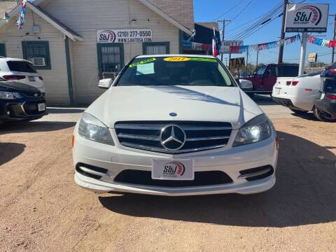2011 Mercedes-Benz C-Class for sale at S & J Auto Group in San Antonio TX