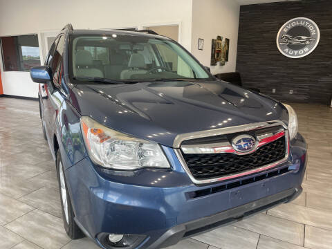 2014 Subaru Forester for sale at Evolution Autos in Whiteland IN