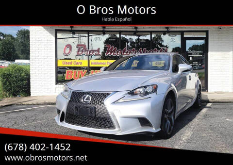 2015 Lexus IS 250 for sale at O Bros Motors in Marietta GA