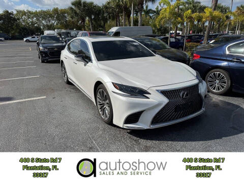 2020 Lexus LS 500 for sale at AUTOSHOW SALES & SERVICE in Plantation FL