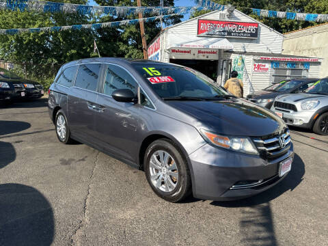 2015 Honda Odyssey for sale at Riverside Wholesalers 2 in Paterson NJ