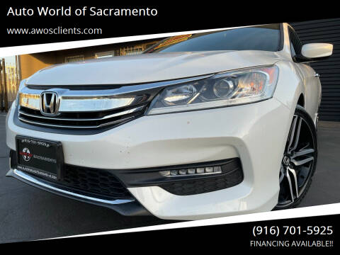 2017 Honda Accord for sale at Auto World of Sacramento in Sacramento CA