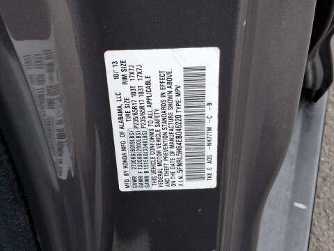 2014 Honda Odyssey EX-L