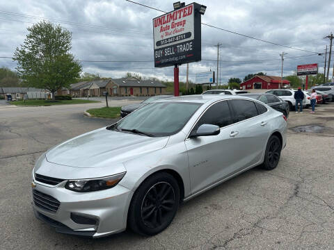 2018 Chevrolet Malibu for sale at Unlimited Auto Group in West Chester OH