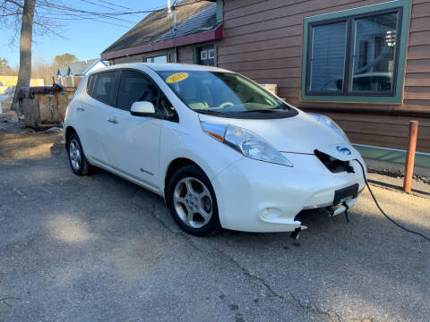 2013 Nissan LEAF for sale at Winner's Circle Auto Sales in Tilton NH