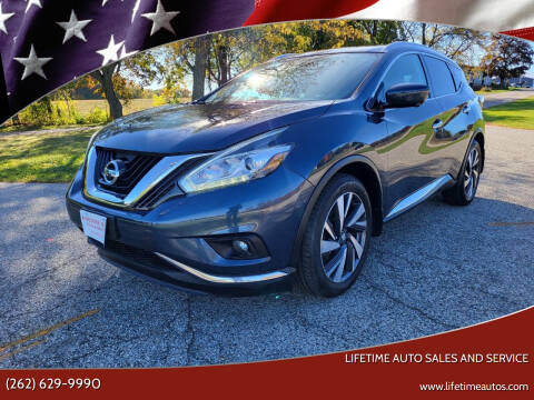 2017 Nissan Murano for sale at Lifetime Auto Sales and Service in West Bend WI