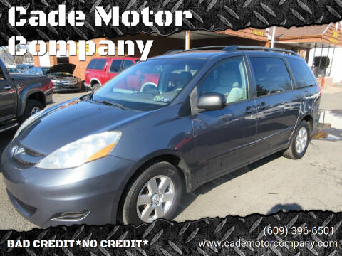 2010 Toyota Sienna for sale at Cade Motor Company in Lawrence Township NJ