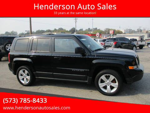2012 Jeep Patriot for sale at Henderson Auto Sales in Poplar Bluff MO