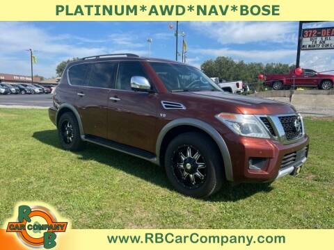 2017 Nissan Armada for sale at R & B Car Co in Warsaw IN