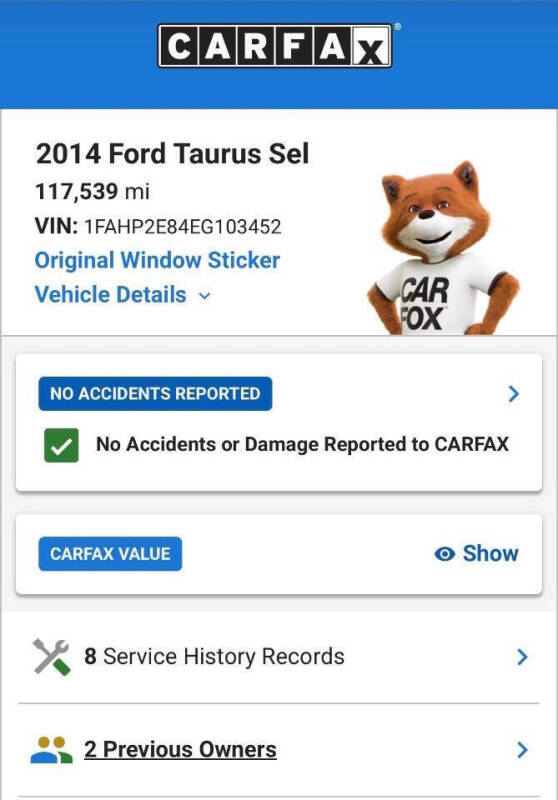 2014 Ford Taurus SEL