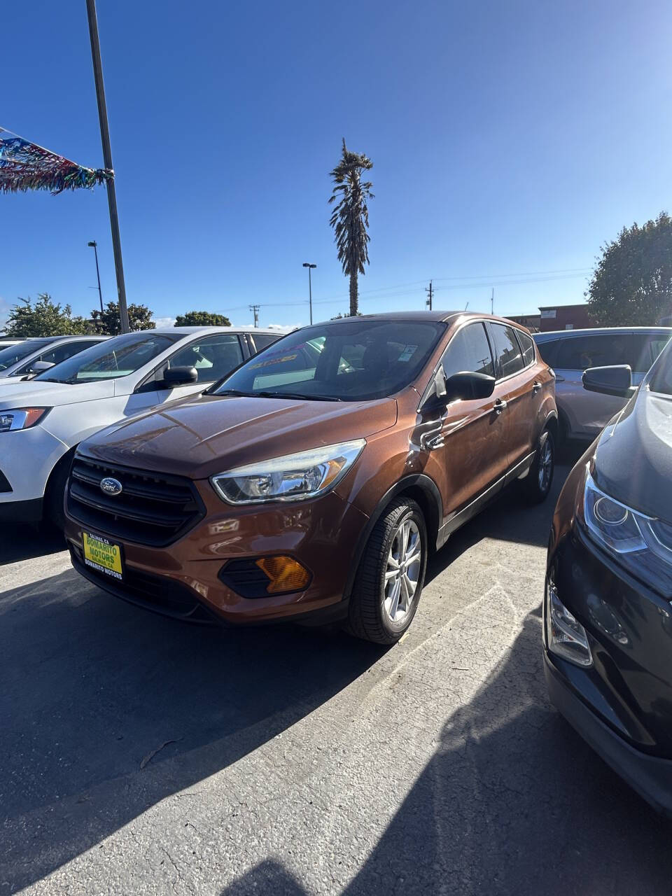 Orange 2017 Ford Escape S S 4dr SUV 2