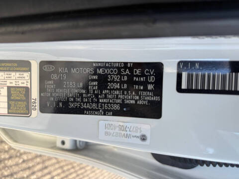 2020 Kia Forte GT Line