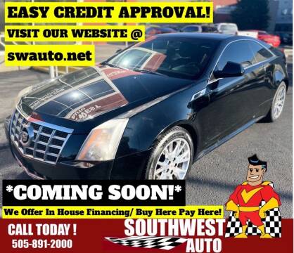 2013 Cadillac CTS for sale at SOUTHWEST AUTO in Albuquerque NM