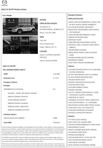 2024 Mazda CX-90 3.3 Turbo Preferred Plus