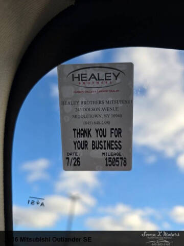 2016 Mitsubishi Outlander SE